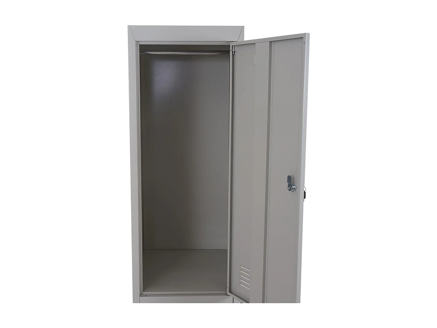 Casier armoire de rangement métal grise 38 x 45 x 185 cm 04_0001661