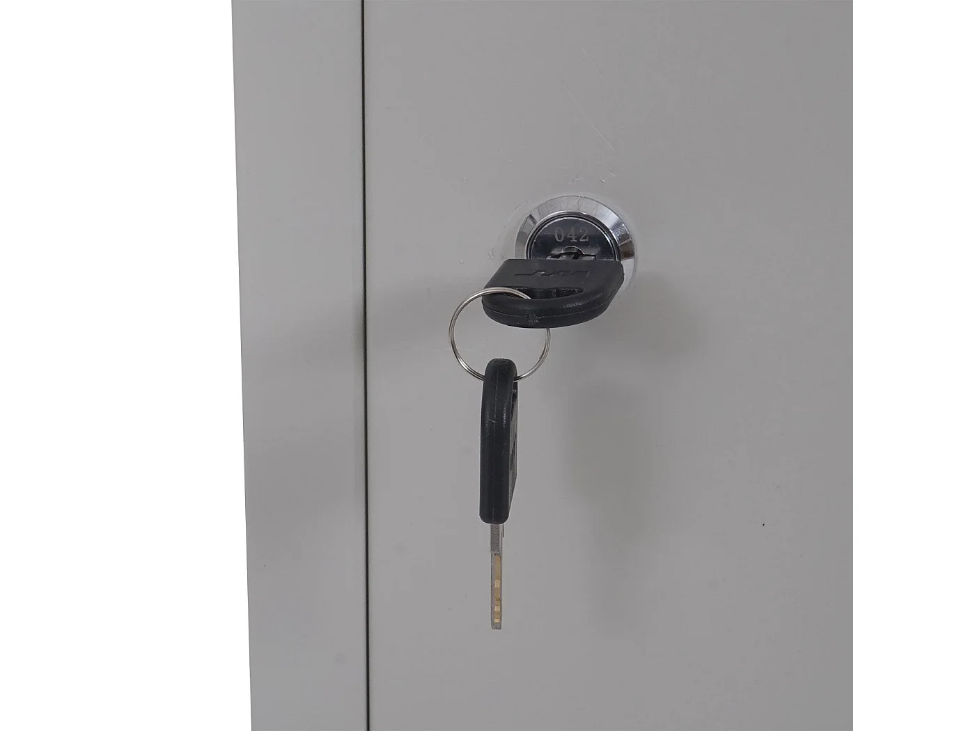 Casier armoire de rangement métal grise 38 x 45 x 185 cm 04_0001661