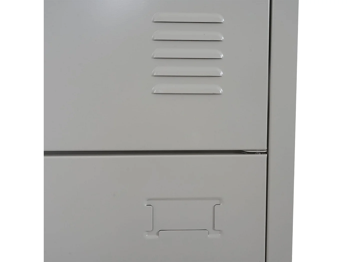 Casier armoire de rangement métal grise 38 x 45 x 185 cm 04_0001661