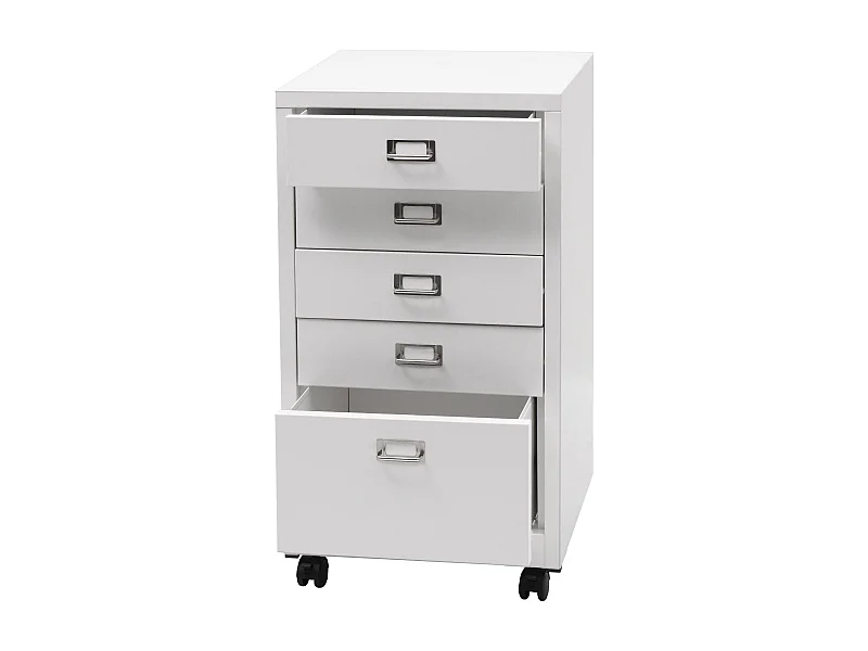 Armoire de bureau caisson blanche 51 x 25 x 81 cm 04_0008269