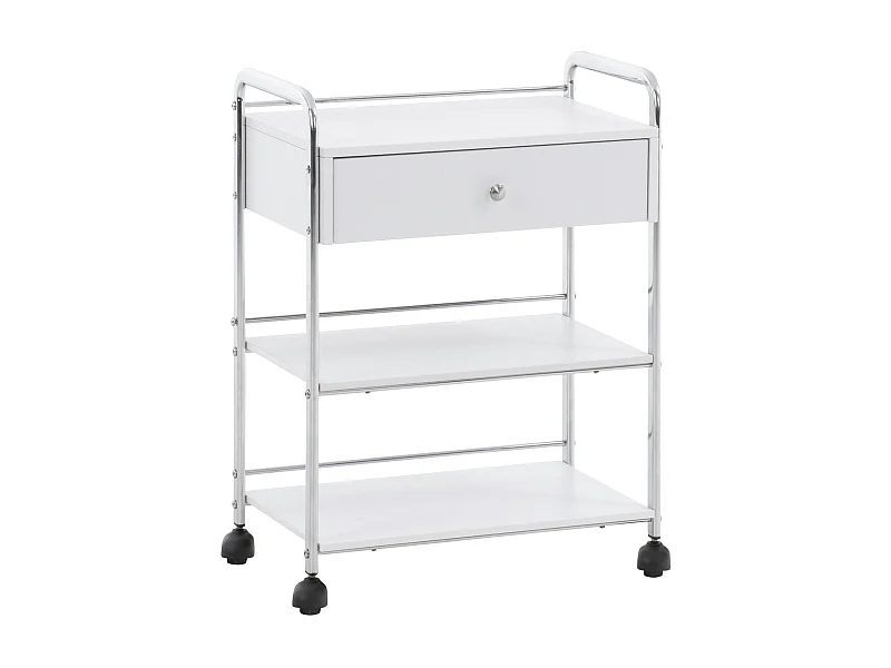 Chariot de service caisson blanche 59 x 36 x 82 cm 10_0003064