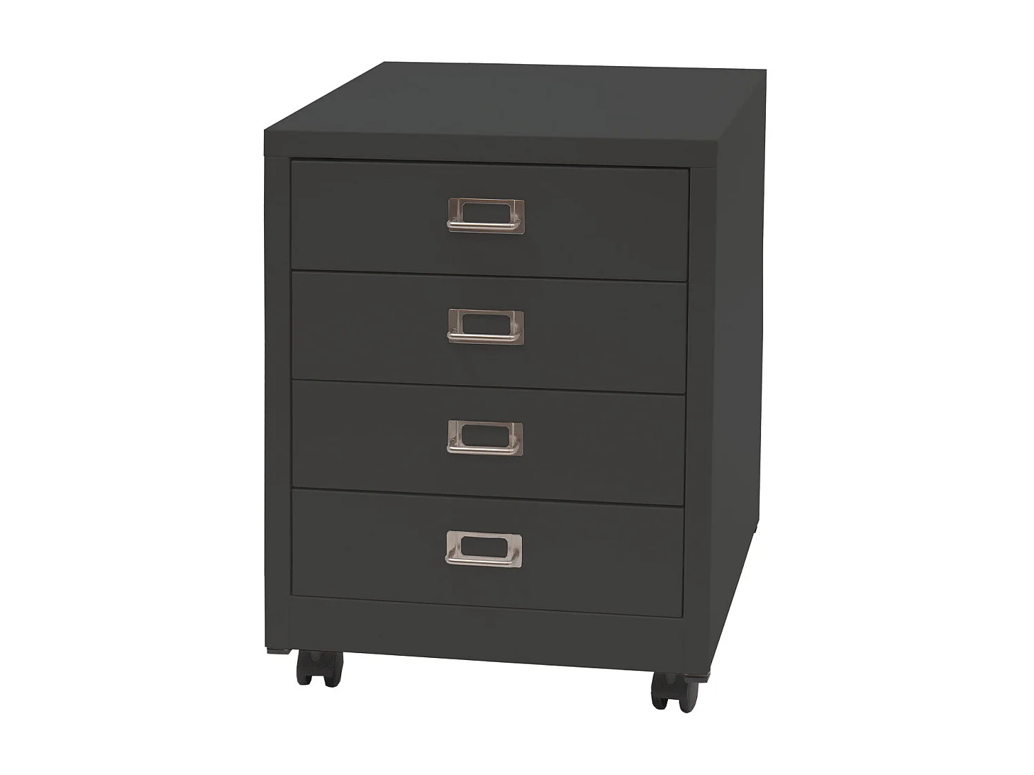 Caisson à tiroirs armoire grise 50 x 23 x 63 cm 04_0008267