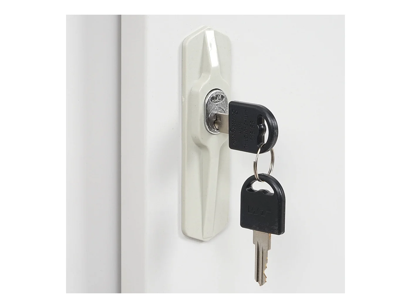 Armoire de rangement bureau grise 90 x 45 x 90 cm 04_0000959