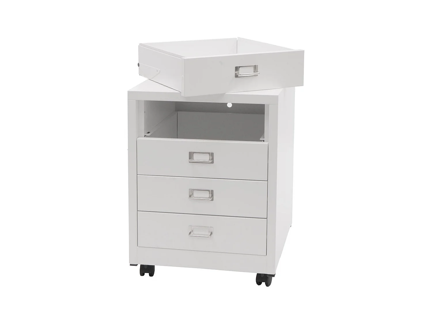 Caisson à tiroirs meuble blanche 50 x 23 x 63 cm 04_0008266