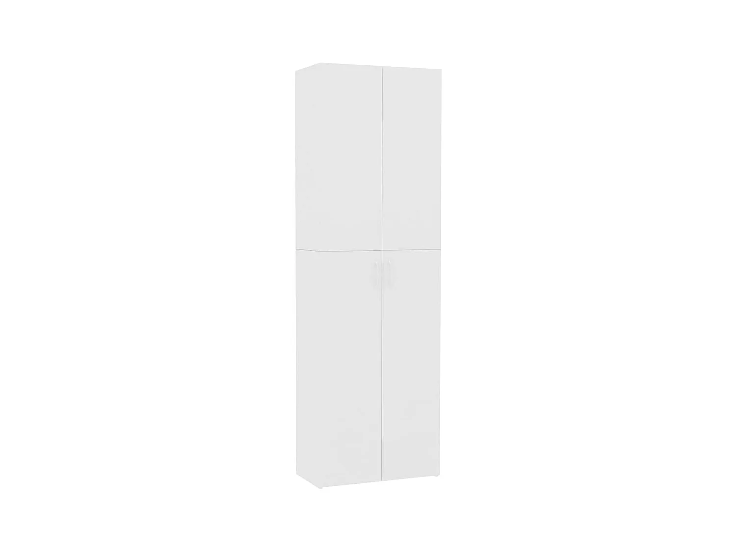 Meuble de bureau armoire bois blanche 60 x 32 x 190 cm DEC024460