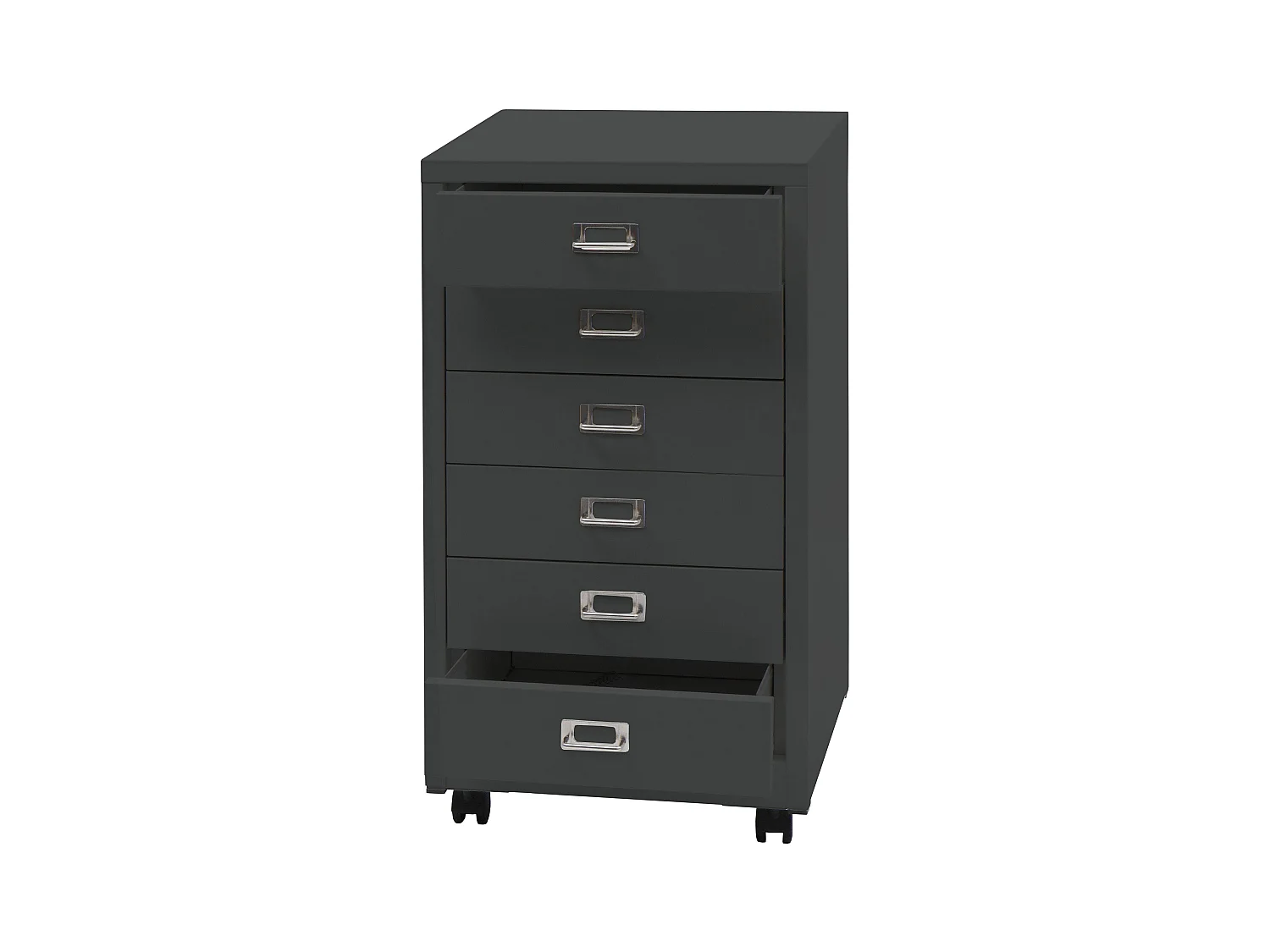 Caisson à tiroirs meuble grise 51 x 26 x 79 cm 04_0008273