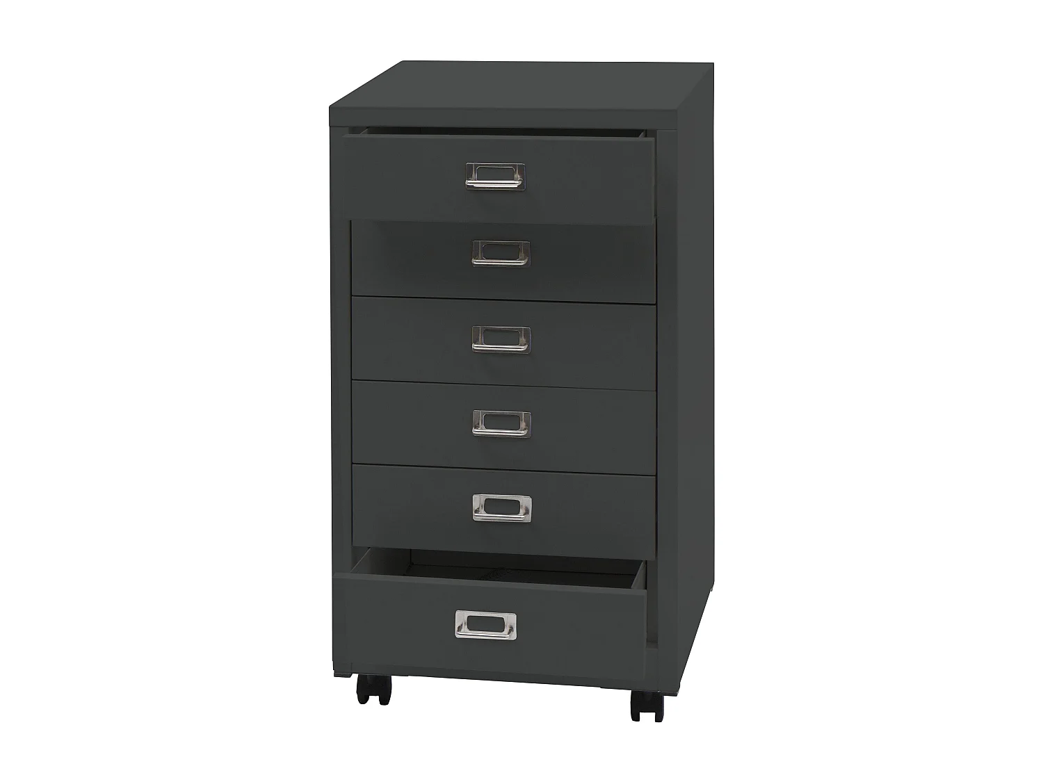 Caisson à tiroirs meuble grise 51 x 26 x 79 cm 04_0008273