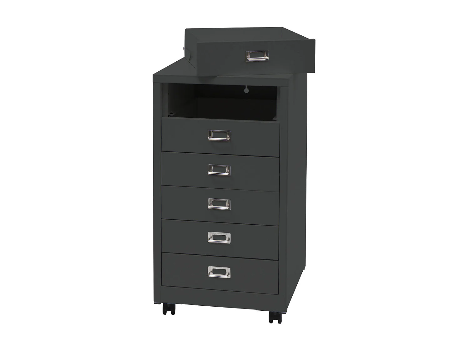 Caisson à tiroirs meuble grise 51 x 26 x 79 cm 04_0008273