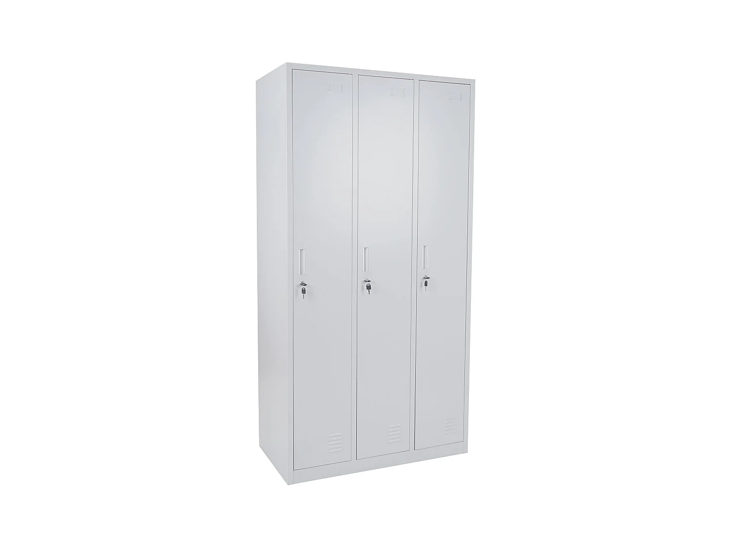 Casier avec 3 compartiments grise 11 x 107 x 187 cm 04_0007273