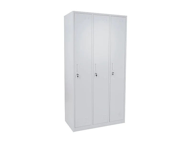 Casier avec 3 compartiments grise 11 x 107 x 187 cm 04_0007273