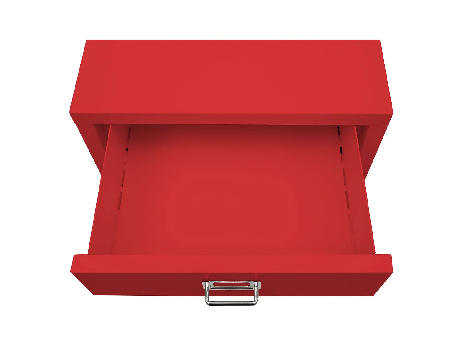 Caisson à tiroirs meuble métal argentée 50 x 23 x 63 cm 04_0008268