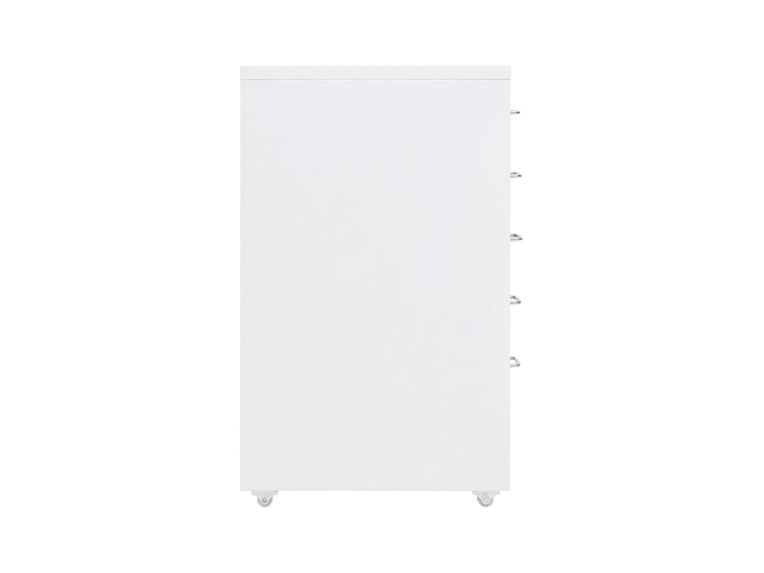 Caissons à tiroirs meuble métal blanche 28 x 41 x 69 cm DEC024569