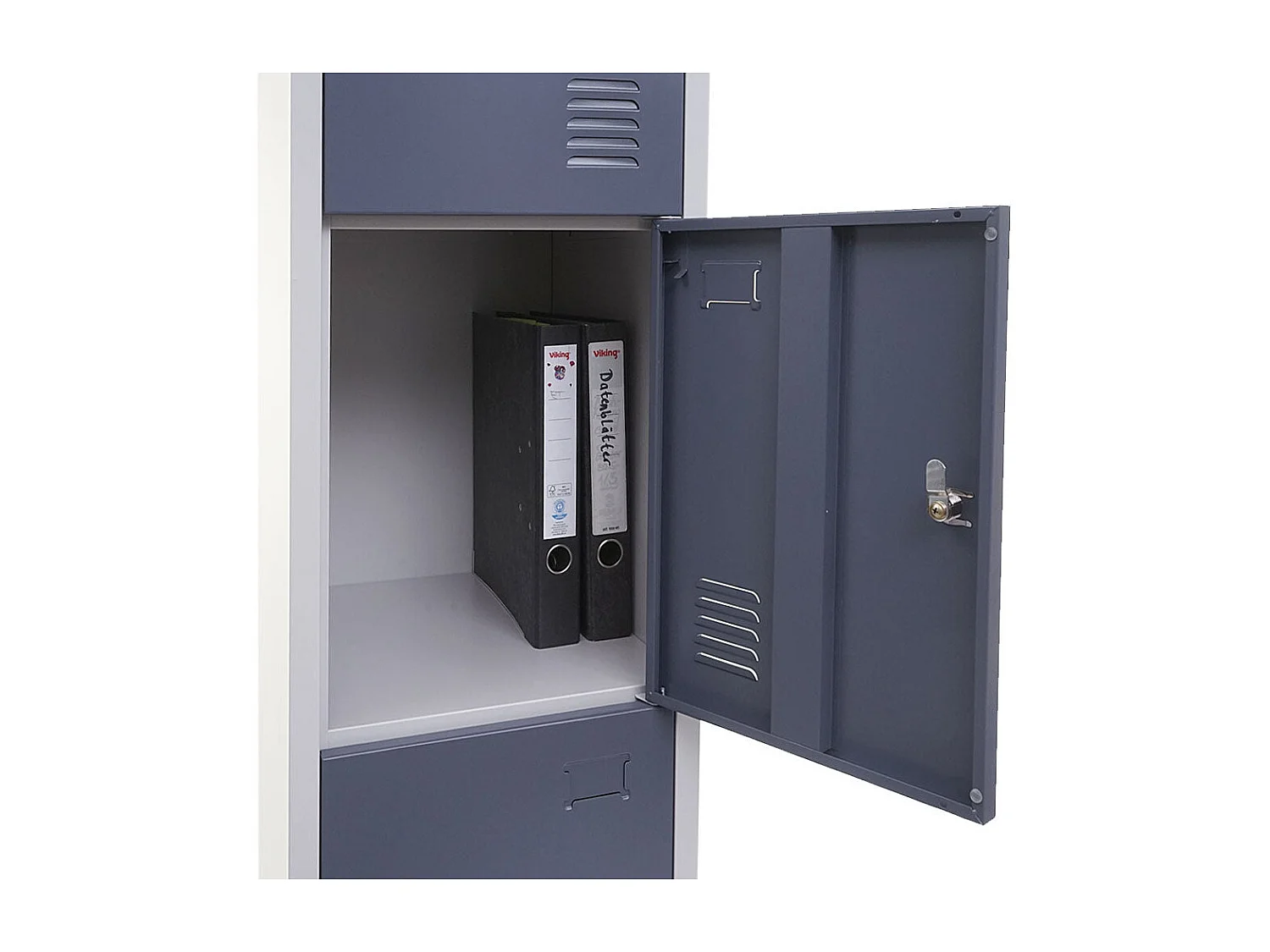 Casier armoire de rangement grise 52 x 9 x 187 cm 04_0007262