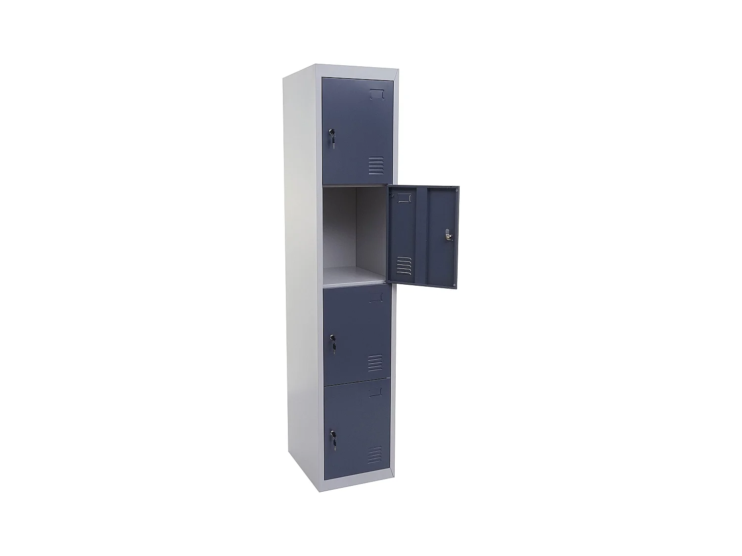 Casier armoire de rangement grise 52 x 9 x 187 cm 04_0007262