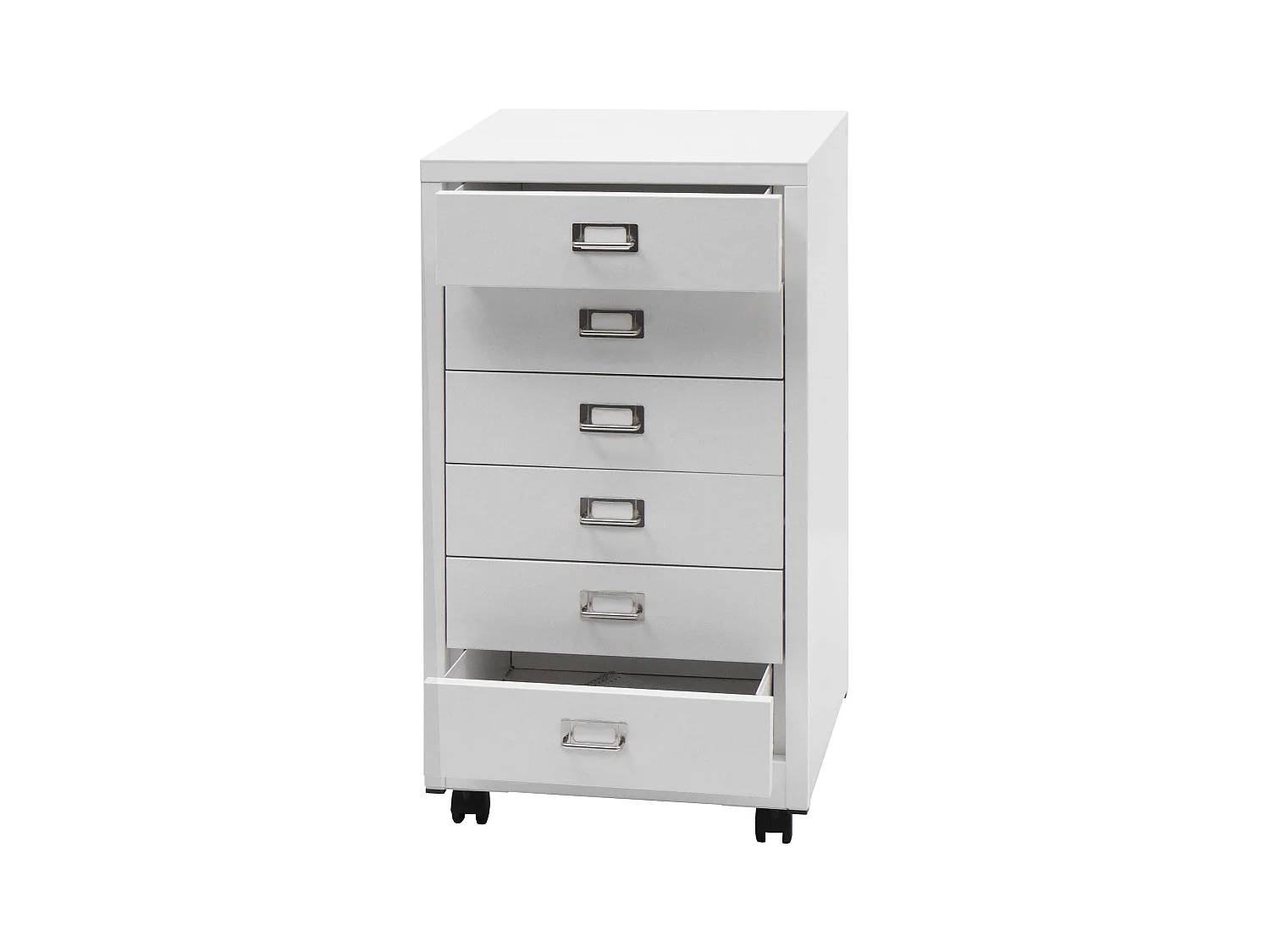 Caisson à tiroirs armoire métal blanche 51 x 26 x 79 cm 04_0008272