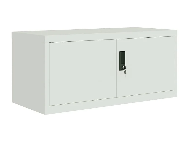 Armoire de bureau caissons grise 90 x 40 x 40 cm DEC024542