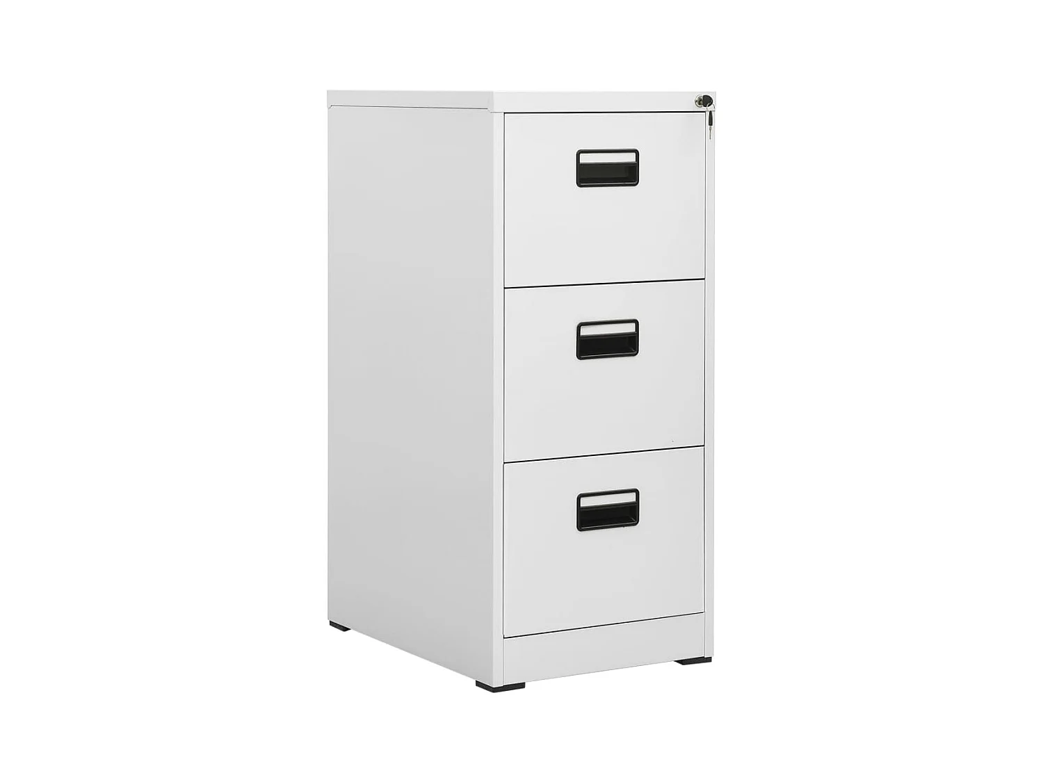 Caissons à tiroirs meuble grise 46 x 62 x 102.5 cm DEC024535