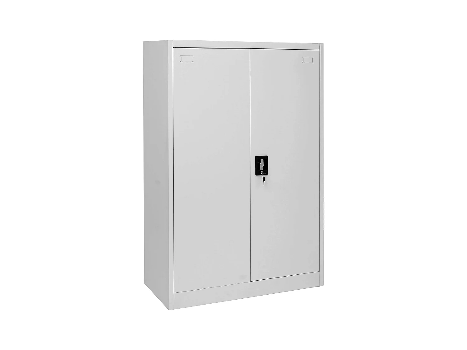 Armoire de bureau étagère métal grise 90 x 40 x 140 cm 04_0001471