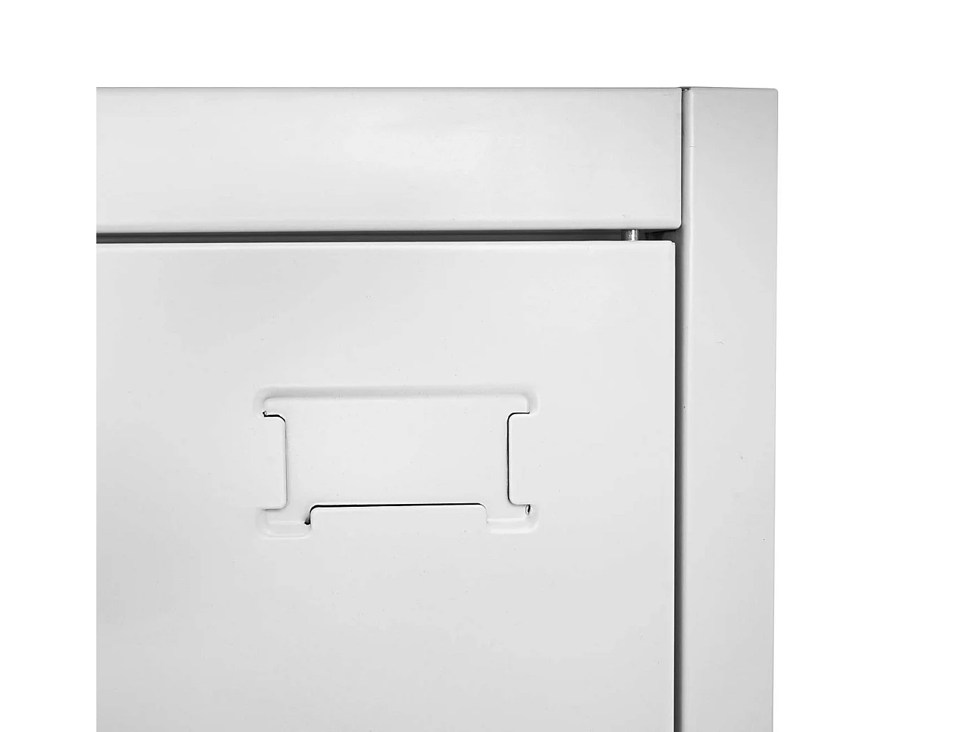 Armoire de bureau étagère métal grise 90 x 40 x 140 cm 04_0001471