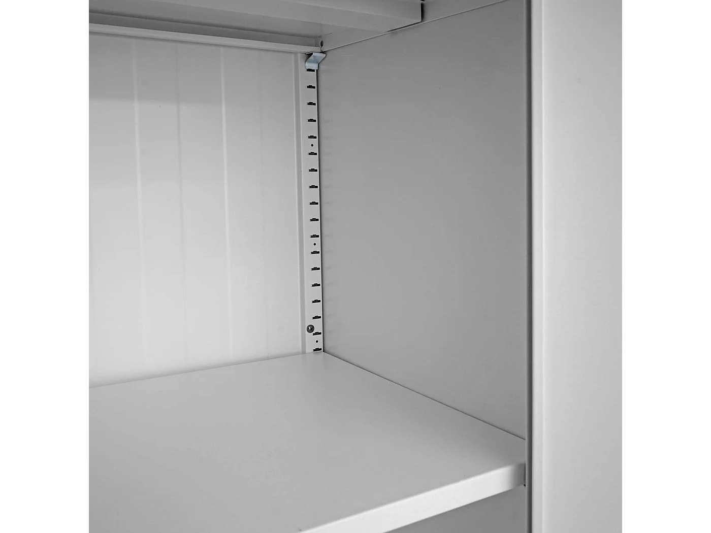 Armoire de bureau étagère métal grise 90 x 40 x 140 cm 04_0001471