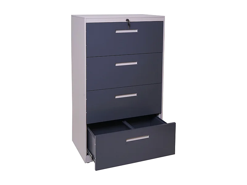 Armoire de bureau avec grise 76 x 46 x 132 cm 04_0001031