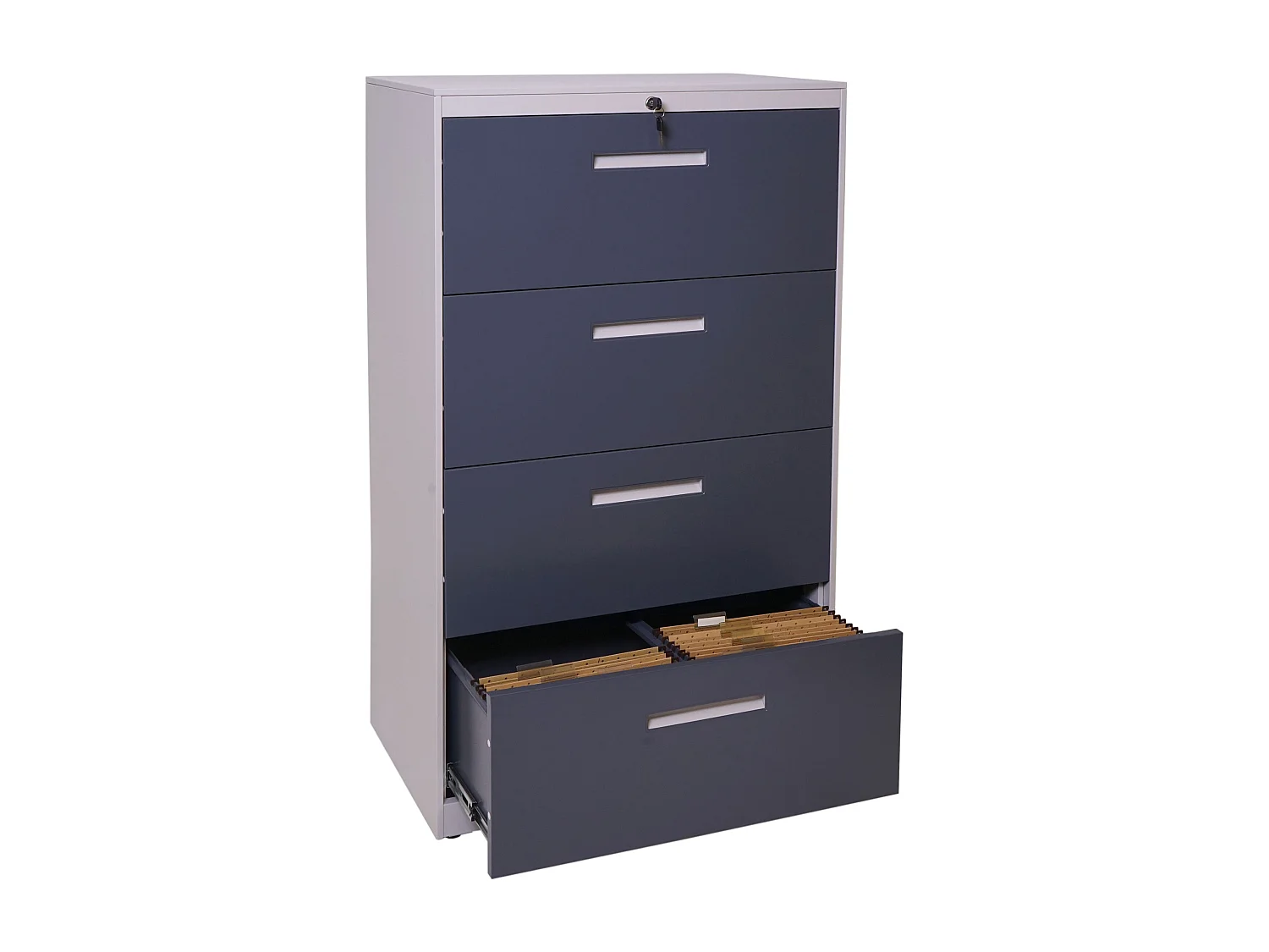 Armoire de bureau avec grise 76 x 46 x 132 cm 04_0001031