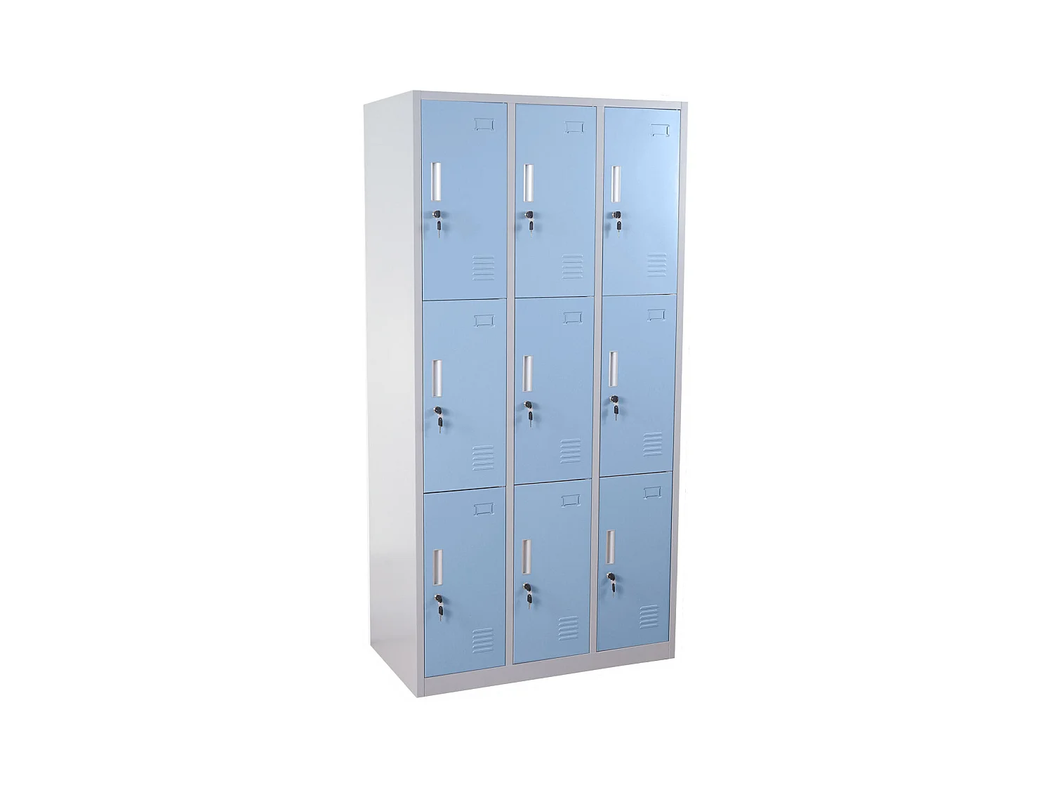 Casier armoire à casiers métal bleue 90 x 50 x 180 cm 04_0003622