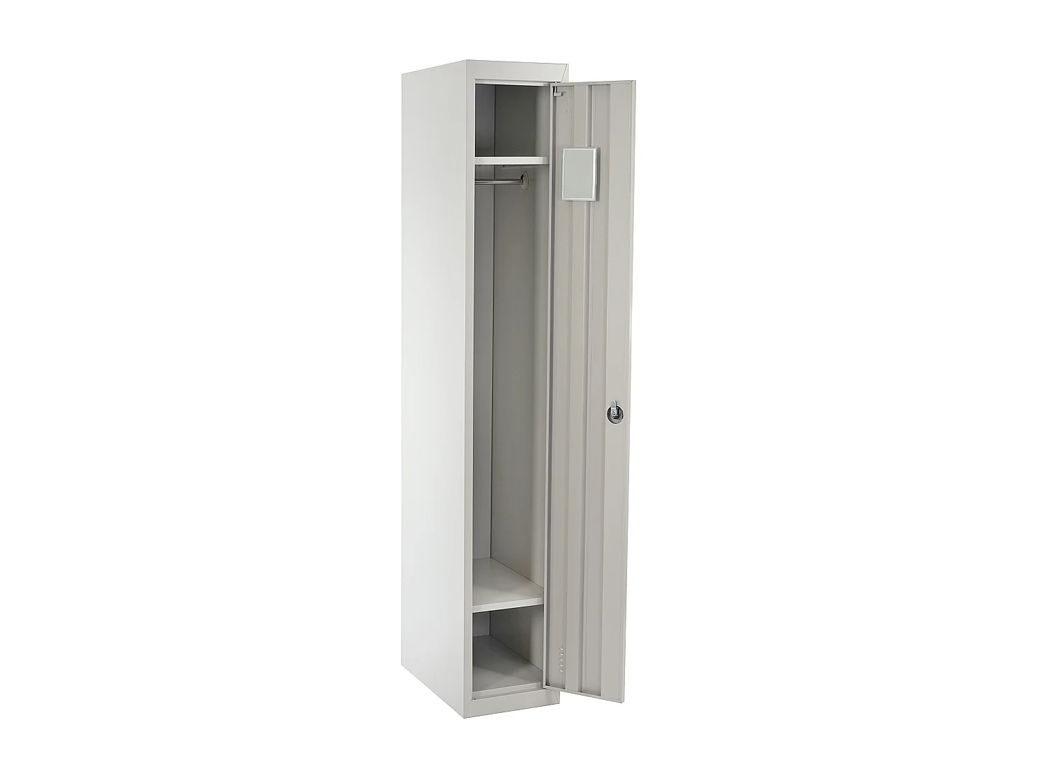 Casier armoire à vêtements métal grise 56 x 9 x 186 cm 04_0006202