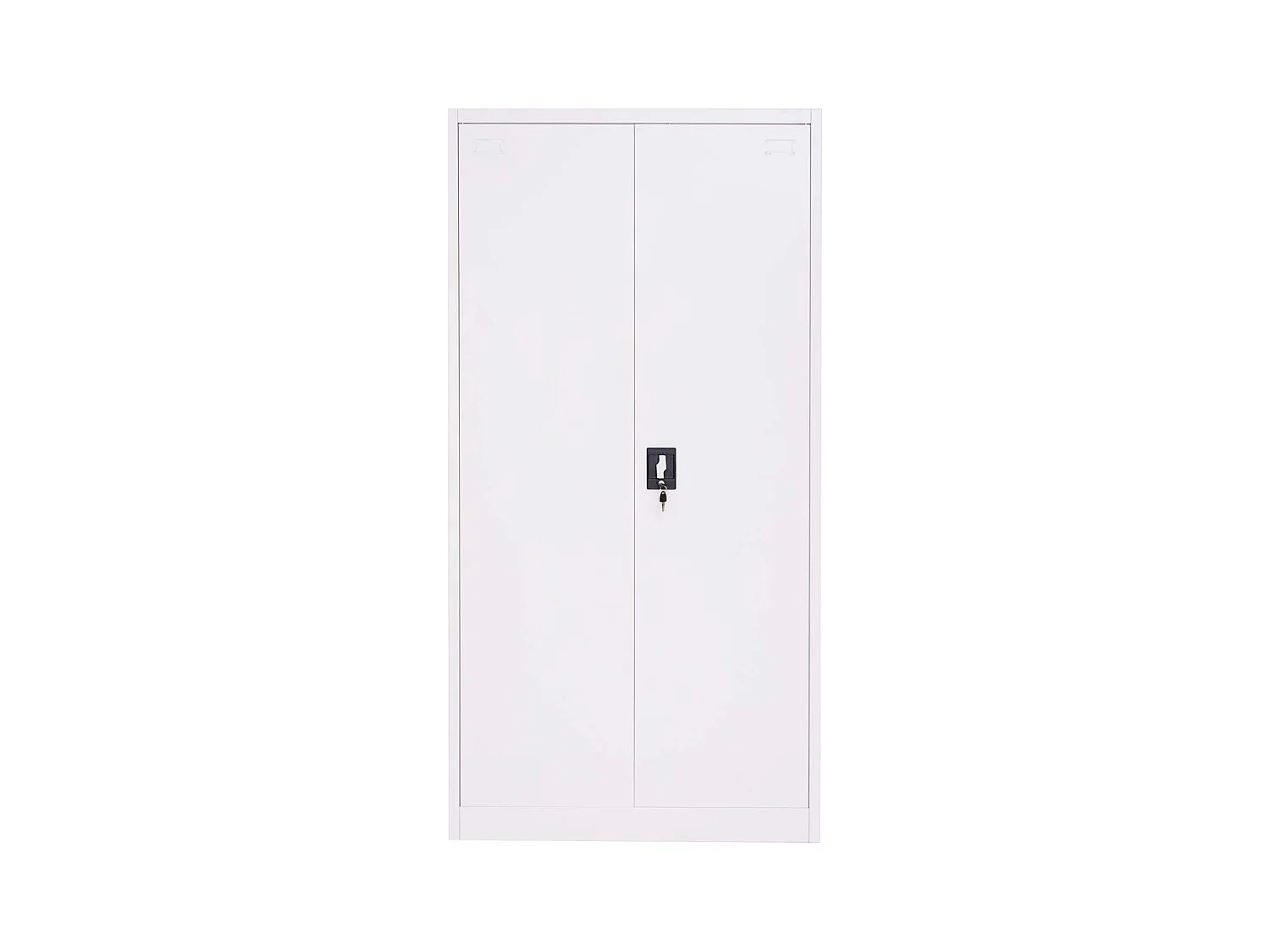 Armoire de bureau étagère métal blanche 90 x 40 x 185 cm 04_0001473