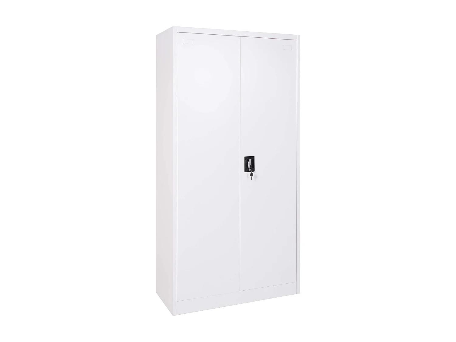 Armoire de bureau étagère métal blanche 90 x 40 x 185 cm 04_0001473