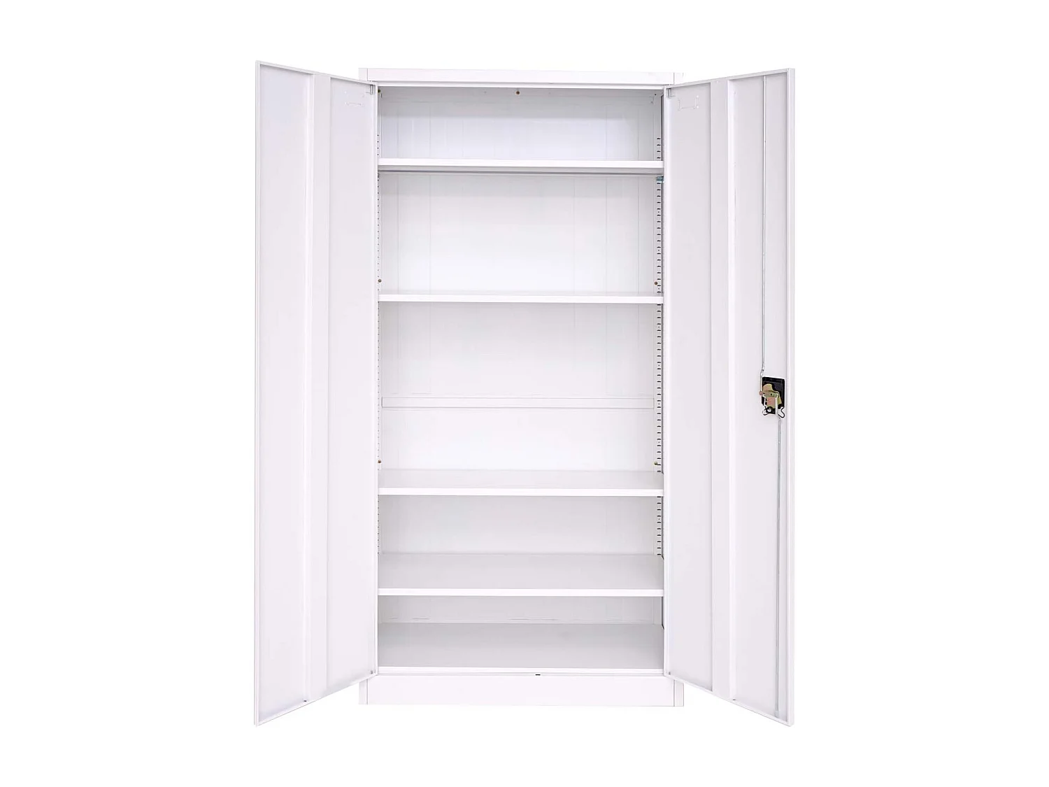 Armoire de bureau étagère métal blanche 90 x 40 x 185 cm 04_0001473