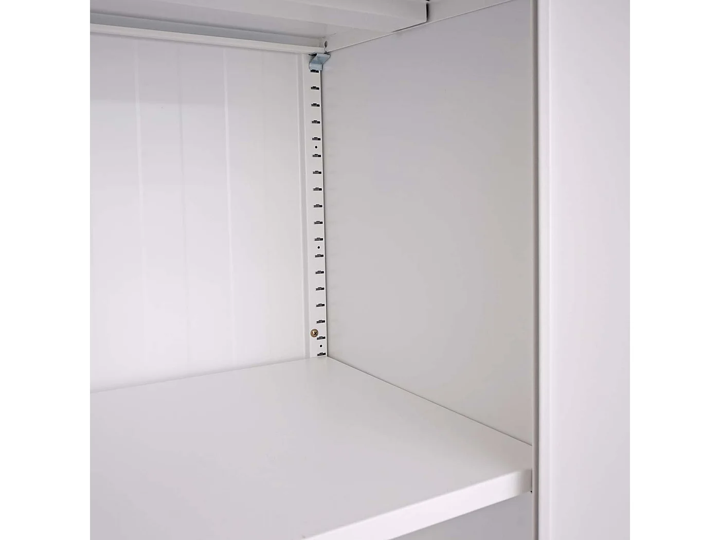 Armoire de bureau étagère métal blanche 90 x 40 x 185 cm 04_0001473