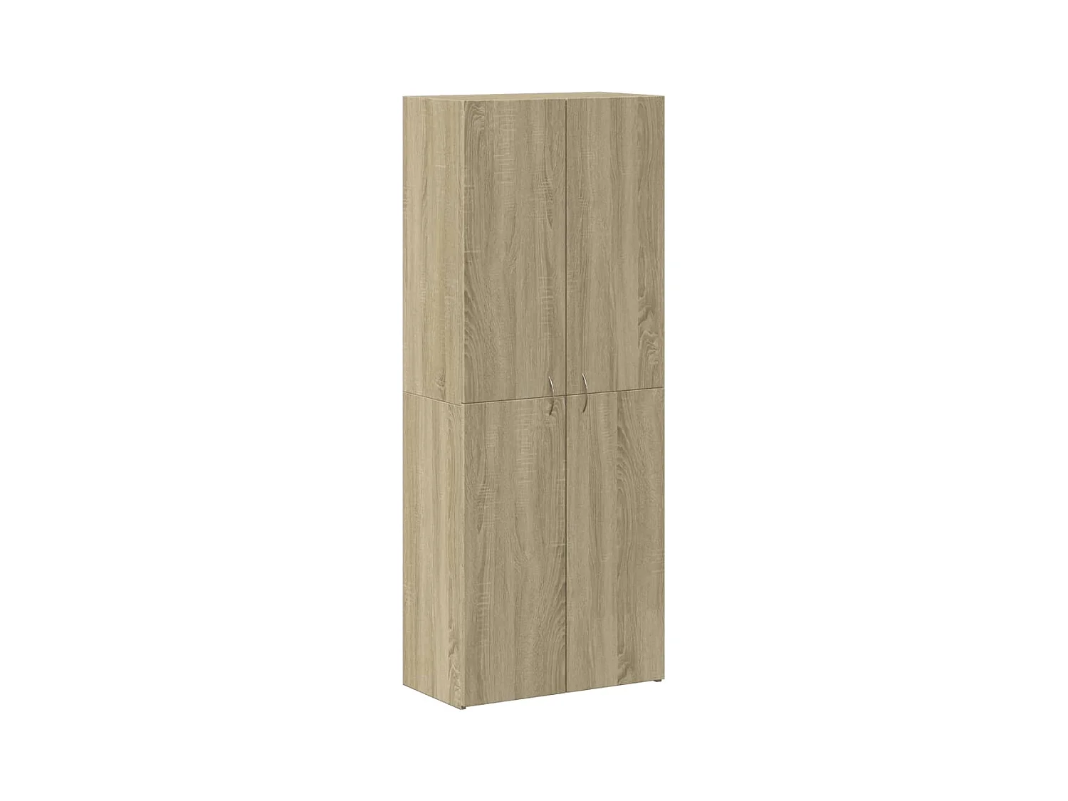 Meuble de bureau armoire bois beige 60 x 32 x 153 cm DEC024477