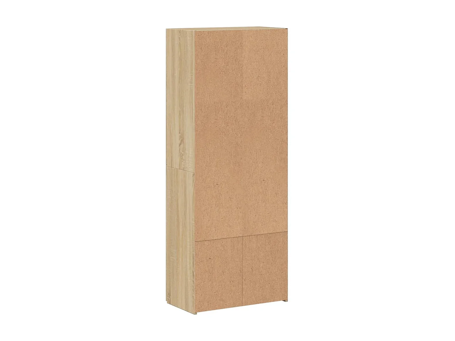 Meuble de bureau armoire bois beige 60 x 32 x 153 cm DEC024477