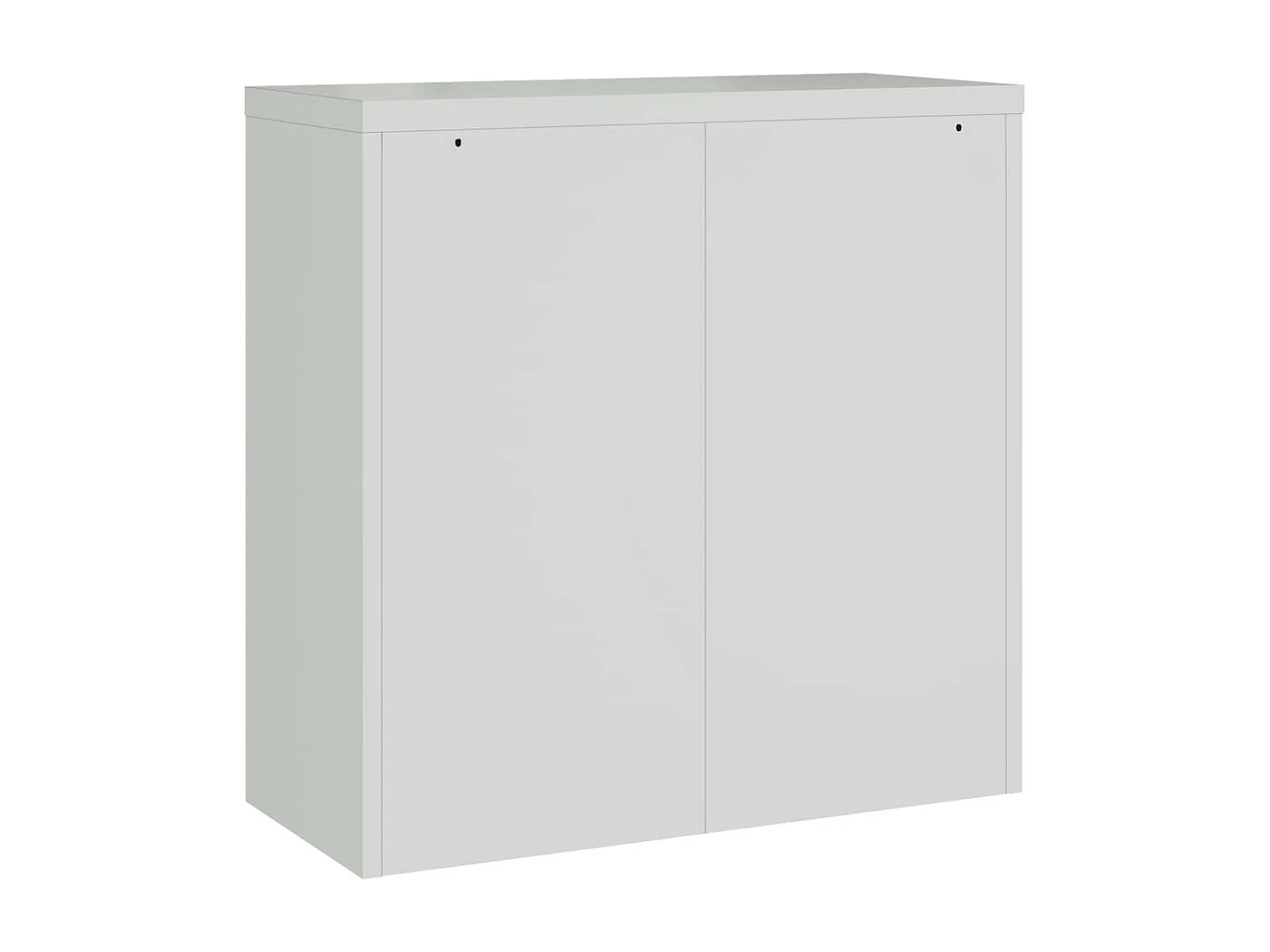 Meuble de bureau armoire grise 90 x 40 x 90 cm DEC024458