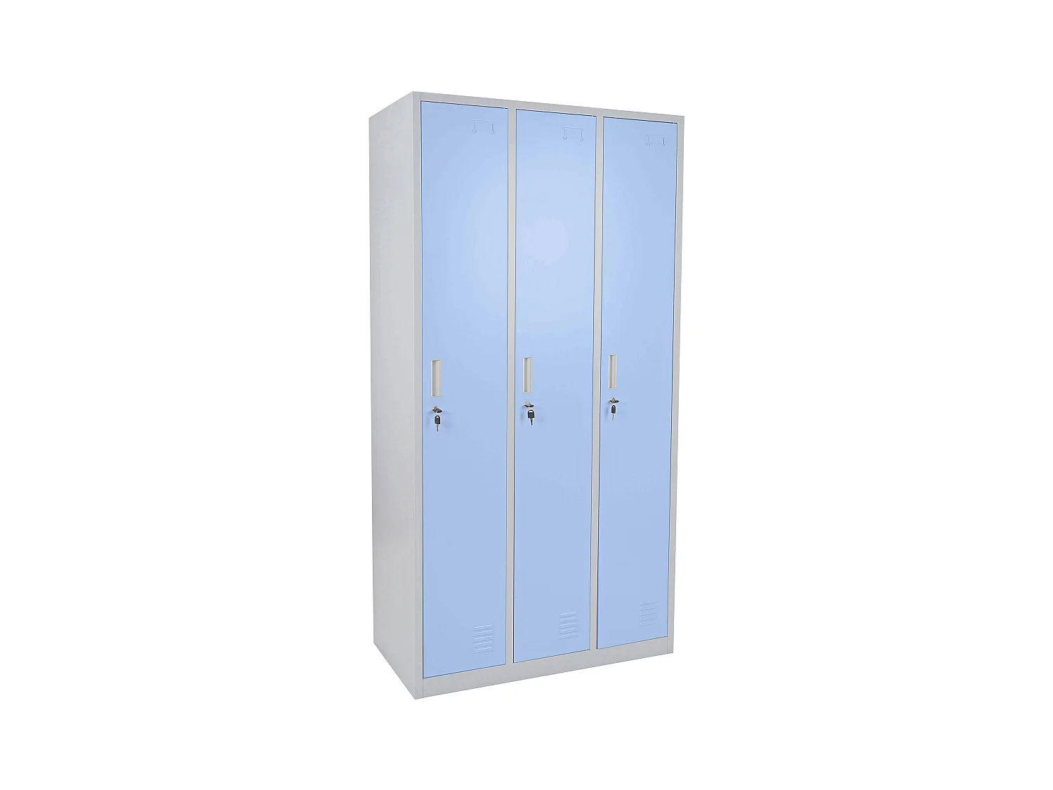 Casier avec 3 compartiments bleue 11 x 107 x 187 cm 04_0007272