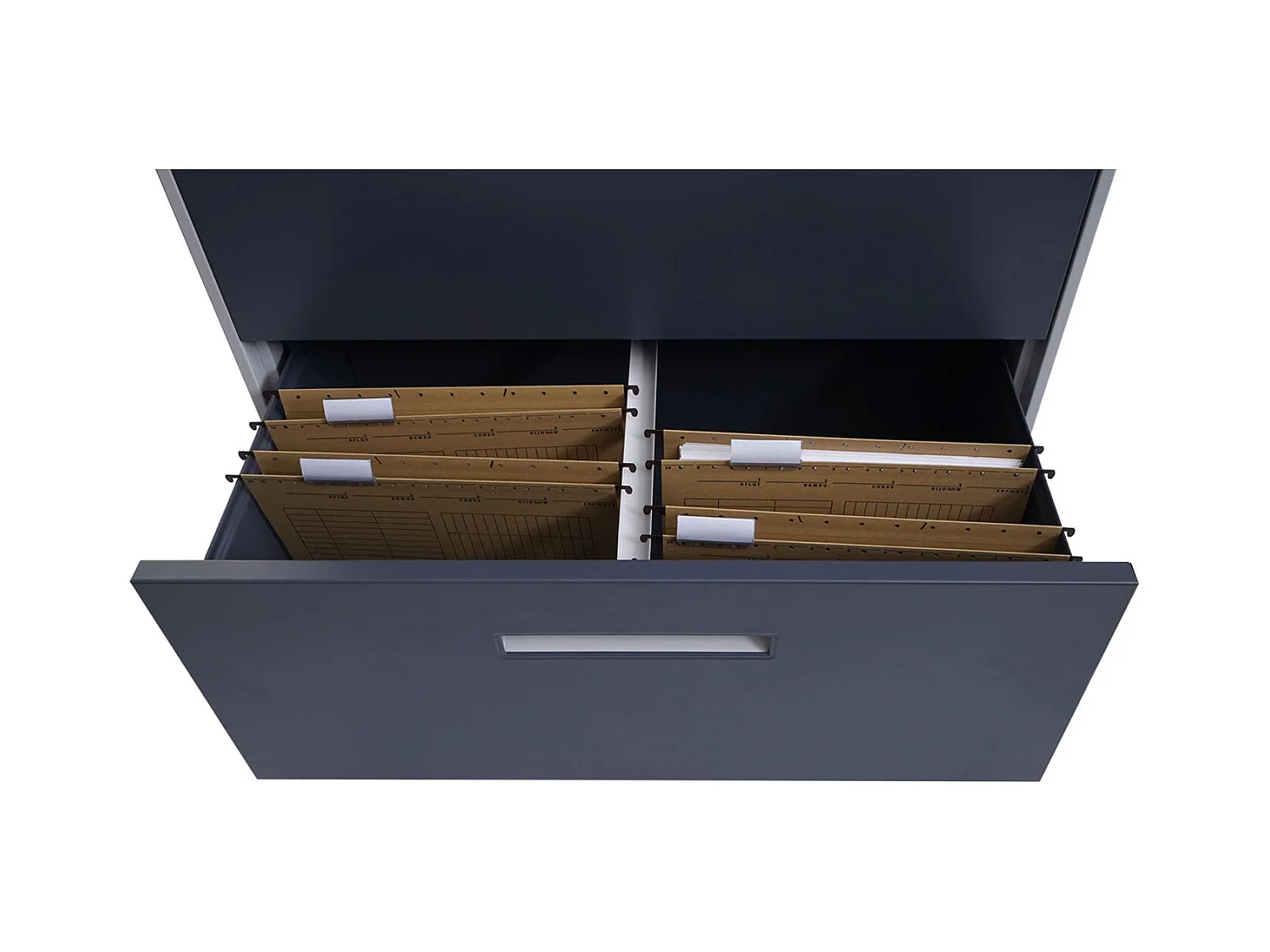 Armoire meuble de bureau grise 76 x 46 x 103 cm 04_0006415