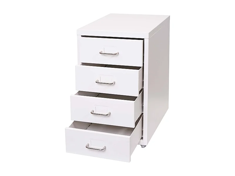 Caisson à tiroirs armoire blanche 46 x 7 x 62 cm 04_0008261