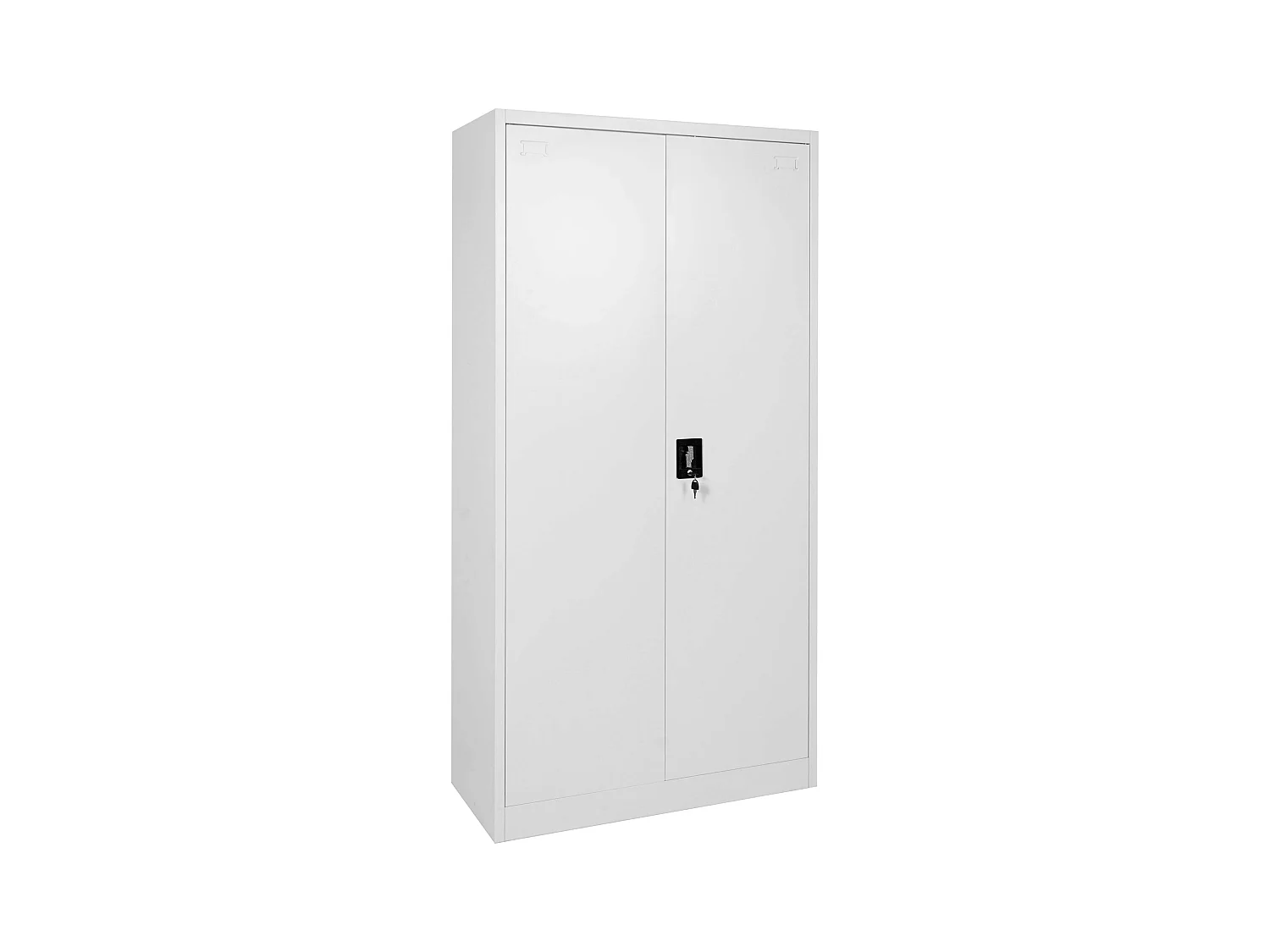 Armoire de bureau meuble métal grise 90 x 40 x 185 cm 04_0001479