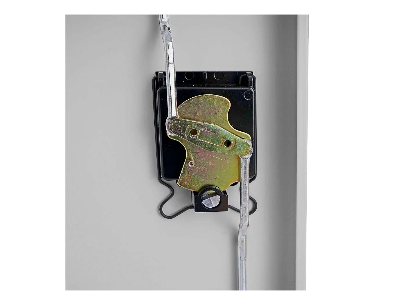 Armoire de bureau meuble métal grise 90 x 40 x 185 cm 04_0001479