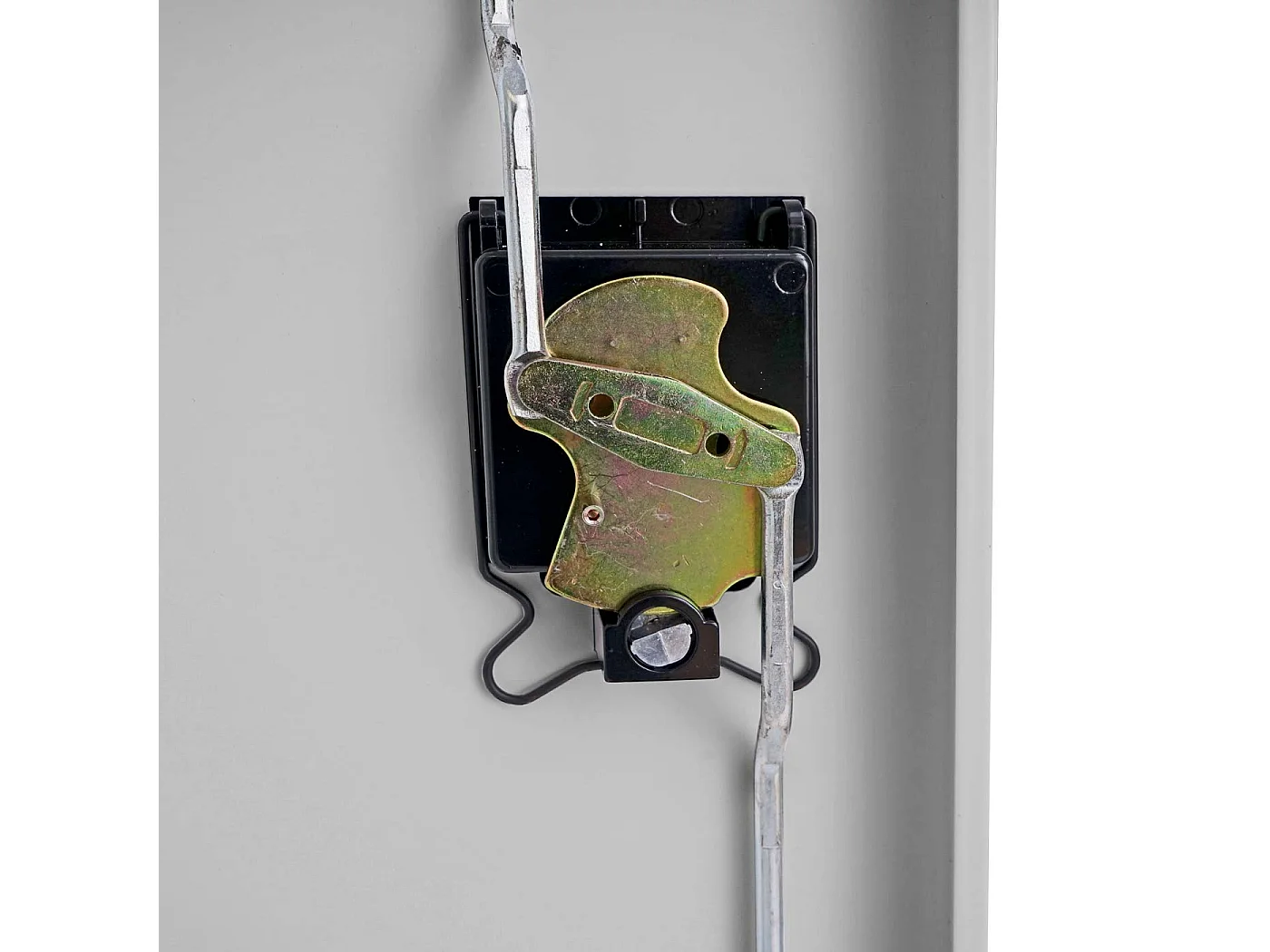 Armoire de bureau meuble métal grise 90 x 40 x 185 cm 04_0001479