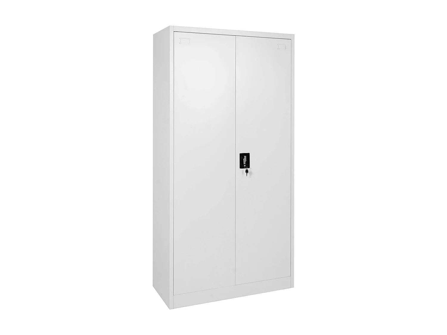 Armoire de bureau meuble métal grise 90 x 40 x 185 cm 04_0001479