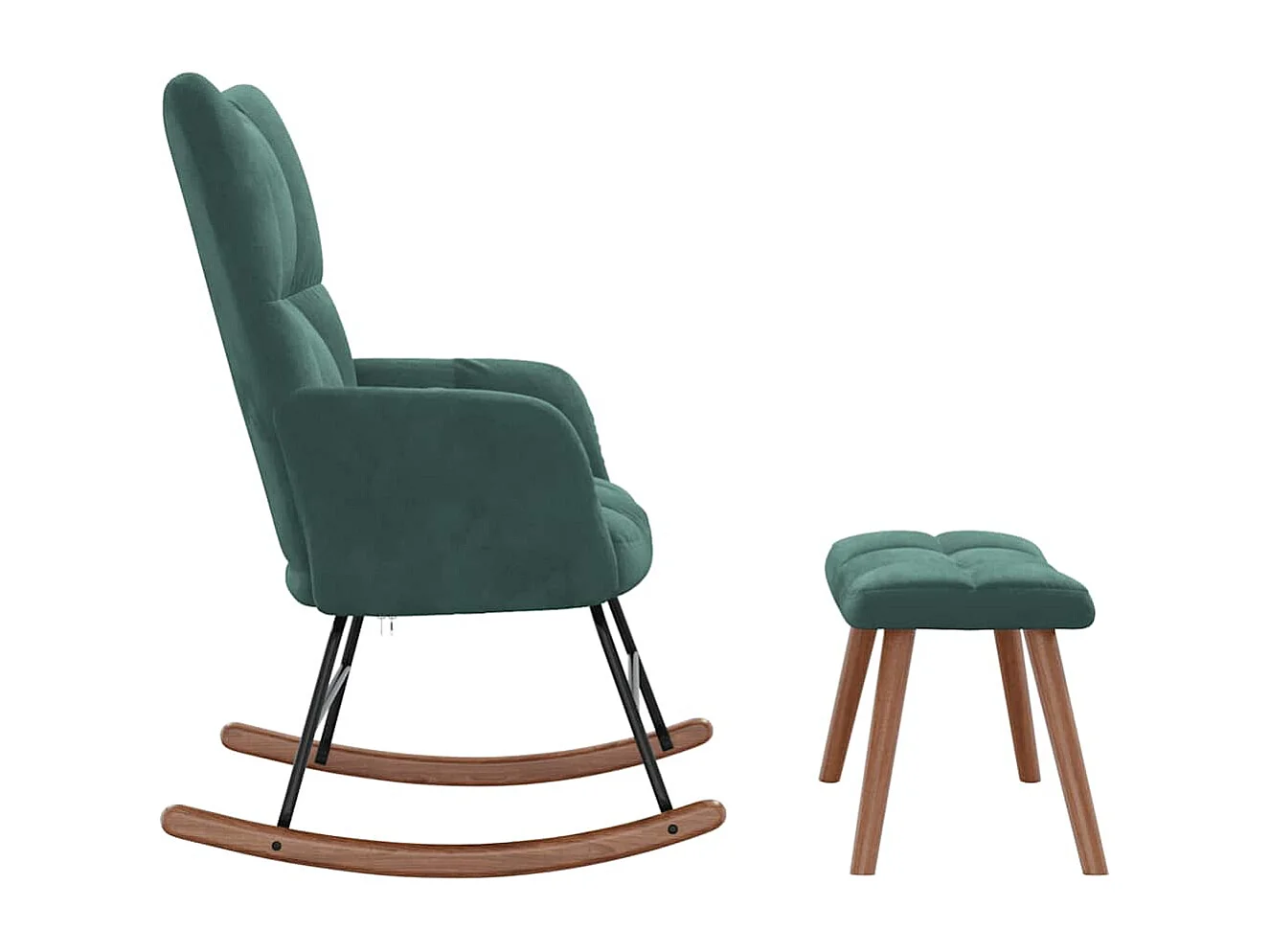 Fauteuil à bascule d'allaitement 61 x 78 x 98 cm DEC028852