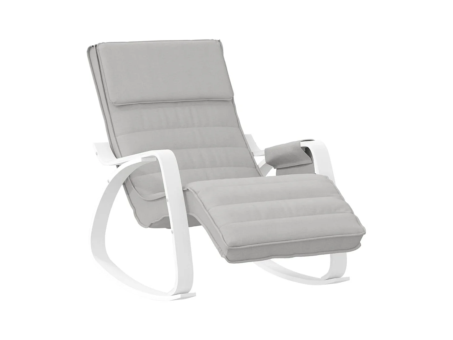 Fauteuil rembourré relax pour tissu grise 67 x 80 x 88 cm DEC028953