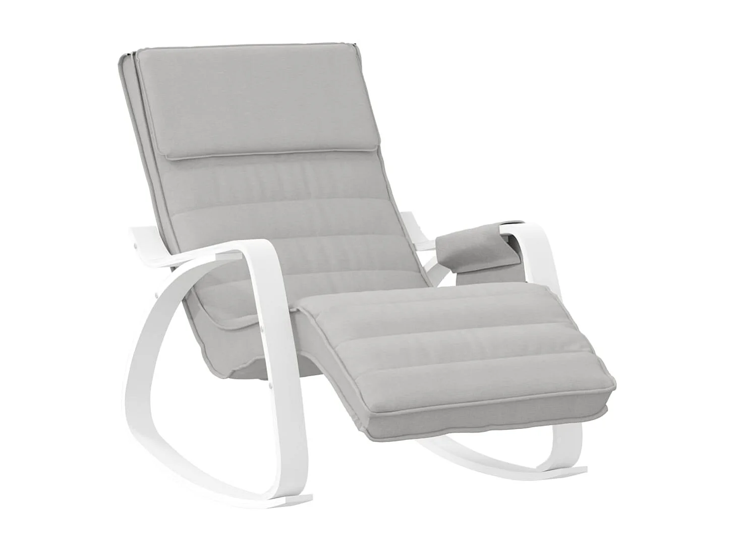 Fauteuil rembourré relax pour tissu grise 67 x 80 x 88 cm DEC028953