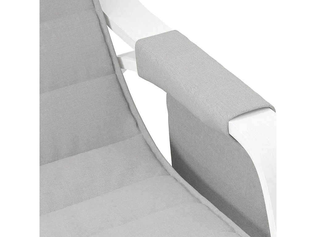 Fauteuil rembourré relax pour tissu grise 67 x 80 x 88 cm DEC028953