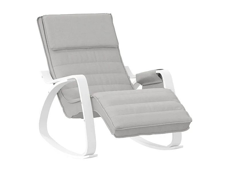 Fauteuil rembourré relax pour tissu grise 67 x 80 x 88 cm DEC028953