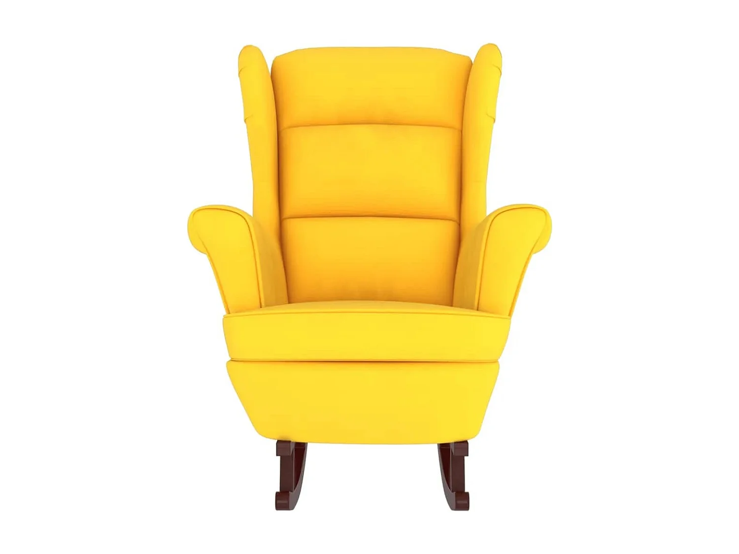 Fauteuil à bascule d'allaitement bois marron 78 x 93 x 97 cm DEC028760