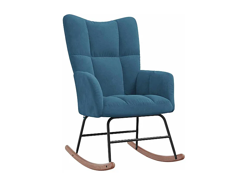 Fauteuil à bascule d'allaitement bleue 61 x 78 x 98 cm DEC028905