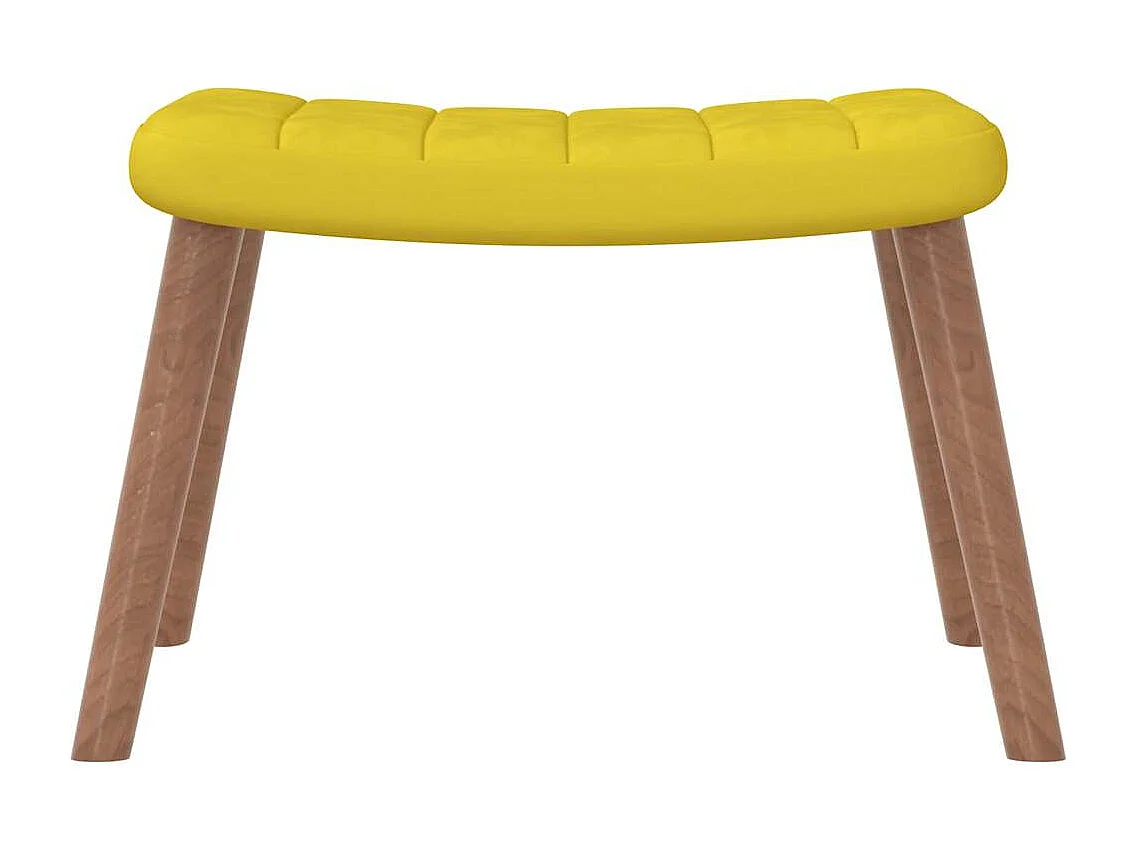 Fauteuil à bascule relax jaune 61 x 78 x 98 cm DEC028814